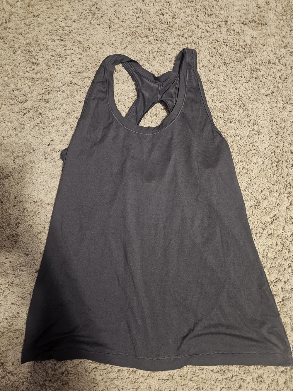 ATHLETA Classic Racerback Tank Top - Dark Gray XL